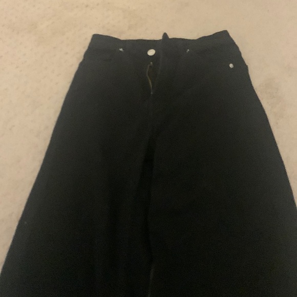 h&m wide leg black pants - Picture 1 of 3